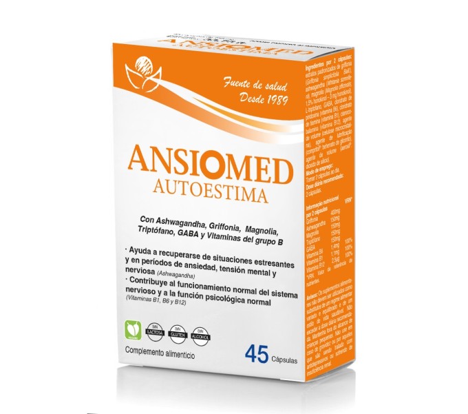 Comprar online ANSIOMED AUTOESTIMA 45 CAP BIOSERUM                                  - Farmacia Coliseum