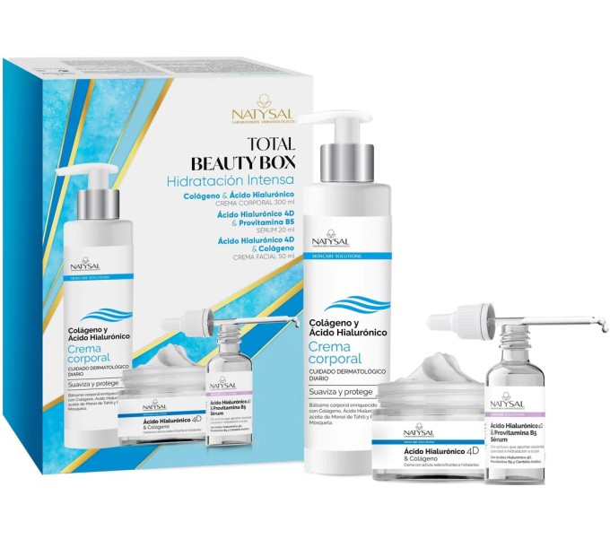 Comprar online PACK TOTAL BEAUTY BOX HIALURONICO NATYSAL Coliseum