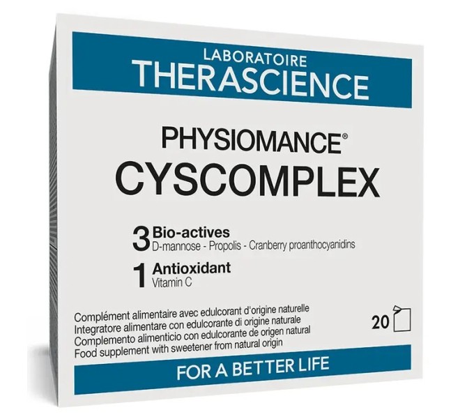 Comprar online CYSCOMPLEX 20 SOBRES PHYSIOMANCE THERASCIENCE - Coliseum