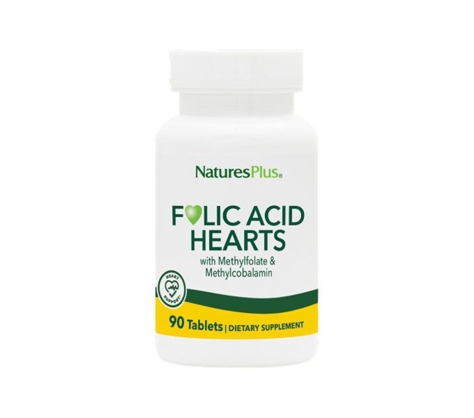Comprar online FOLIC ACID HEARTS 90 COMP NATURE'S PLUS - Farmacia C