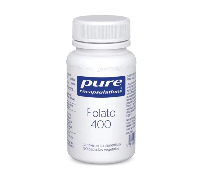 Comprar online FOLATO 400 90 CAP PURE ENCAPSULATION-Farmacia Coliseum