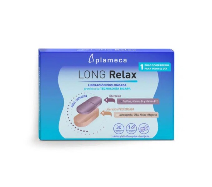 Comprar online LONG RELAX 30 COMP PLAMECA - Farmacia Coliseum