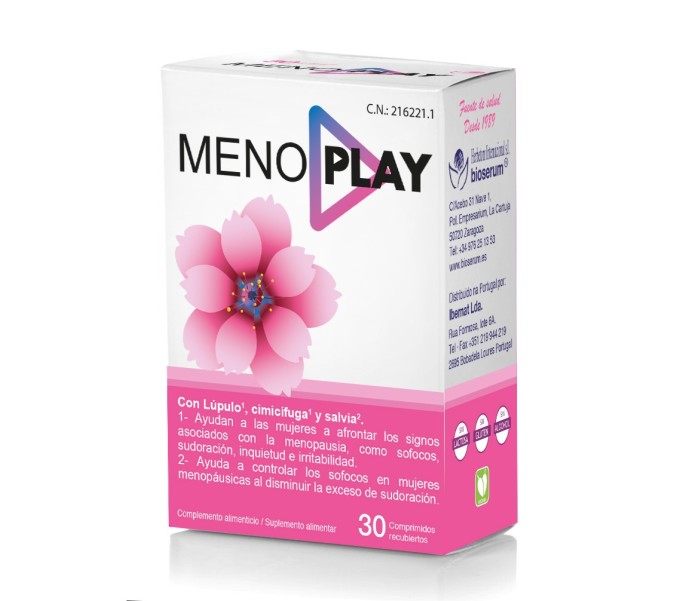Comprar MENOPLAY 30 COMP BIOSERUM online - Farmacia Coliseum