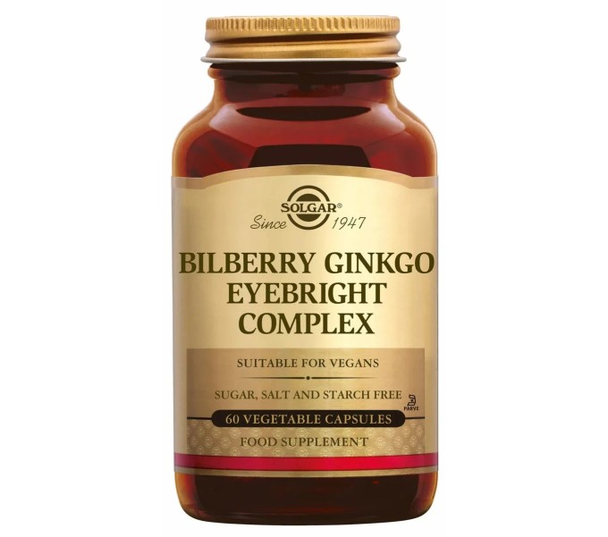 Comprar online ARANDANO GINKGO EUFRASIA 60 CAP SOLGAR - Farmacia Coliseum
