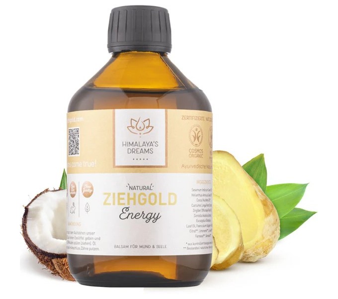 ENERGY ZIEHGOLD PULLING OIL ACEITE ENJUAGUE HIMALAYA'S DREAM