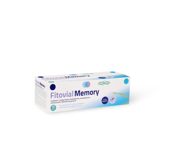 Comprar FITOVIAL MEMORY 12 VIALES SAKAI online - Farmacia Coliseum