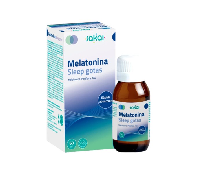 Comprar online MELATONINA SLEEP GOTAS 60 ML SAKAI - Farmacia Coliseum