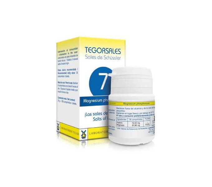 BIOSAL Nº 7 MAG PHOSPHORICUM 350 COMP TEGOR  - Farmacia Coliseum