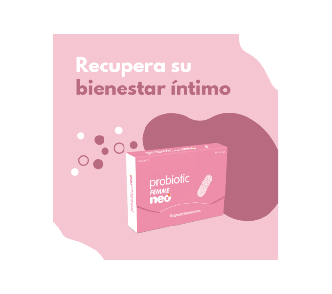 Comprar PROBIOTIC FEMME 15 CAP NEOVITAL online - Farmacia Coliseum