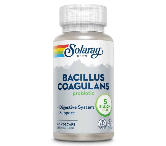 Comprar online BACILLUS COAGULANS 60 CAPS SOLARAY - Farmacia Coliseum