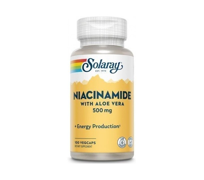 Comprar online NIACINAMIDE 500MG 100VEGCAPS SOLARAY - Farmacia Coliseum