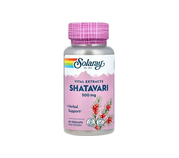 Comprar SHATAVARI 500MG 60VEGCAPS SOLARAY online - Farmacia Coliseum