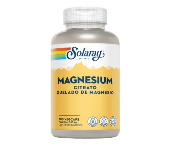 Comprar BIG MAGNESIUM 180 CAPS VEGETAL SOLARAY online - Farmacia Coliseum