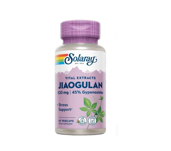 Comprar JIAOGULAN 410MG 60VEGCAPS SOLARAY online - Farmacia Coliseum