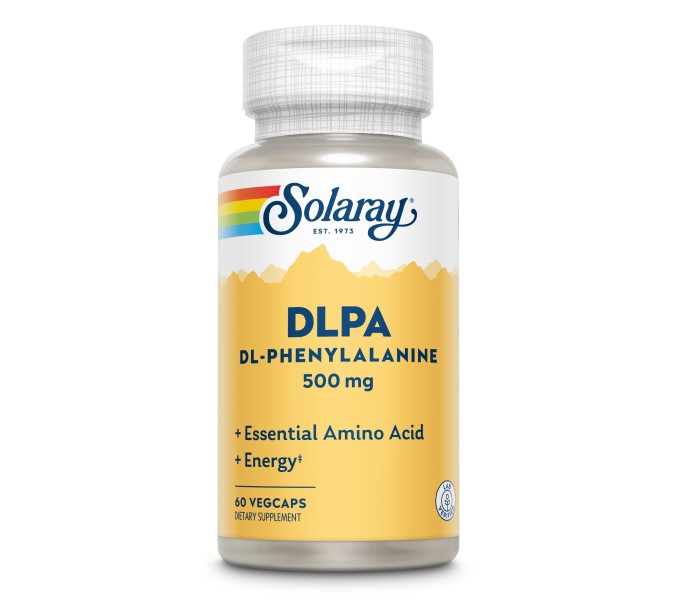 Comprar online DLPA DL-FENILANANINA500 MG 60 CAP SOLARAY - Farmacia Coliseum