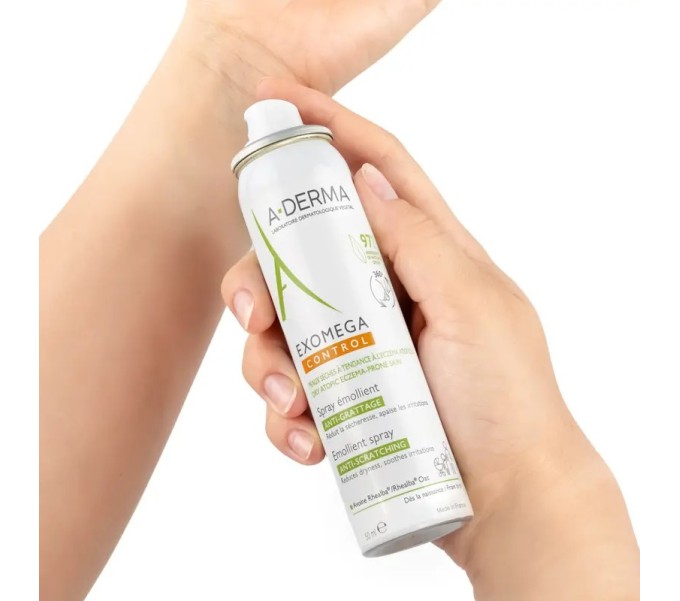 Comprar online A DERMA EXOMEGA CONTROL SPRAY EMOLIENTE ANTI RASCADO 50 ML - Farmacia Coliseum