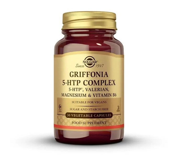 Comprar GRIFFONIA 5HTP COMPLEX 90 CAP SOLGAR online - Farmacia Coliseum