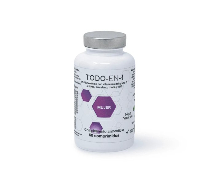 TODO EN 1 MUJER 60 COMP NOVA NUTRICION - Farmacia Coliseum