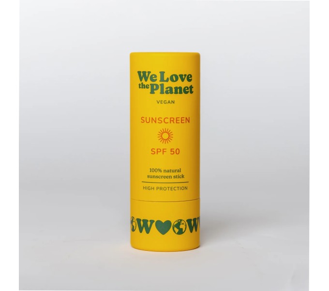 STICK SOLAR WLTP SPF50 VEGAN 40G WE LOVE PLANET - Farmacia Coliseum