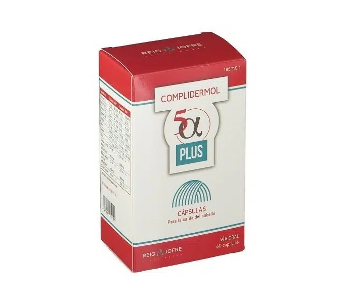 COMPLIDERMOL 5 ALFA PLUS 60 CAPS  - Farmacia Coliseum