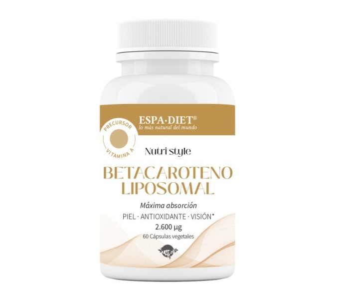 BETACAROTENO LIPOSOMAL 60 CAPS NUTRISTYLE ESPADIET - Farmacia Coliseum