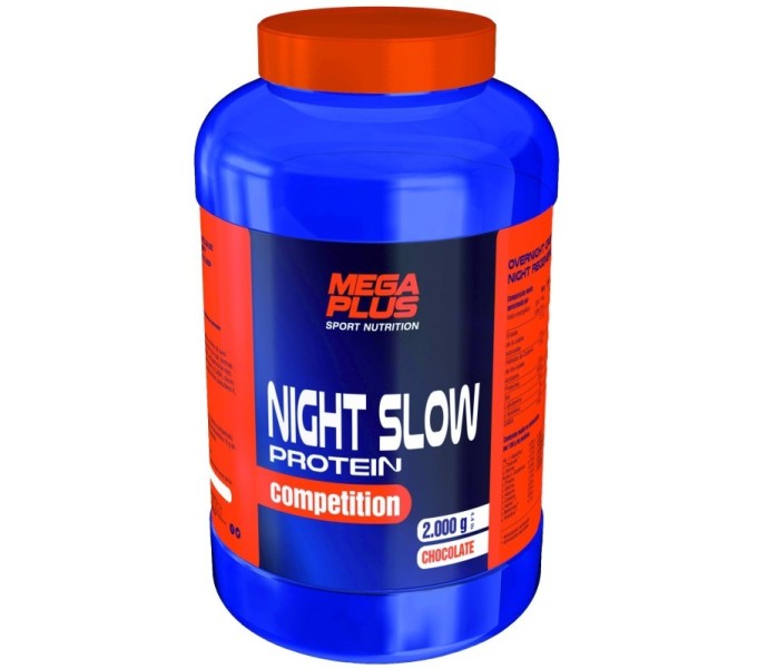 NIGHT SLOW PROTEIN 2 KG CHOCOLATE BLANCO MEGAPLUS - Farmacia Coliseum