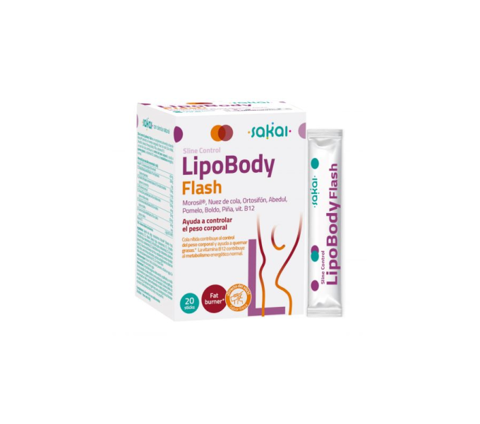 SLINE CONTROL LIPOBODY FLASH 20 STICKS SABOR FRESA SAKAI Coliseum