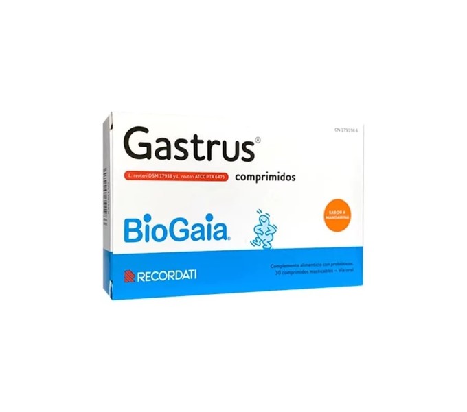 Comprar online GASTRUS 30 COMP MAST BIOGAIA - Farmacia Coliseum