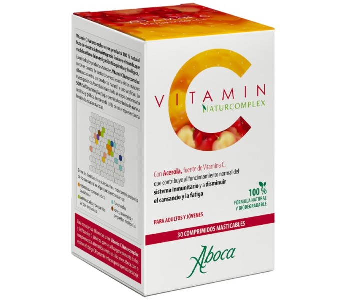 Comprar online VITAMIN C NATURCOMPLEX 30 COMP MAST ABOCA.