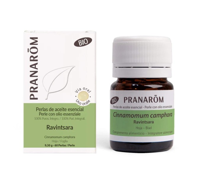 Comprar RAVINTSARA BIO 60 PERLAS 1 PERLA 1 GOTA PRANAROM