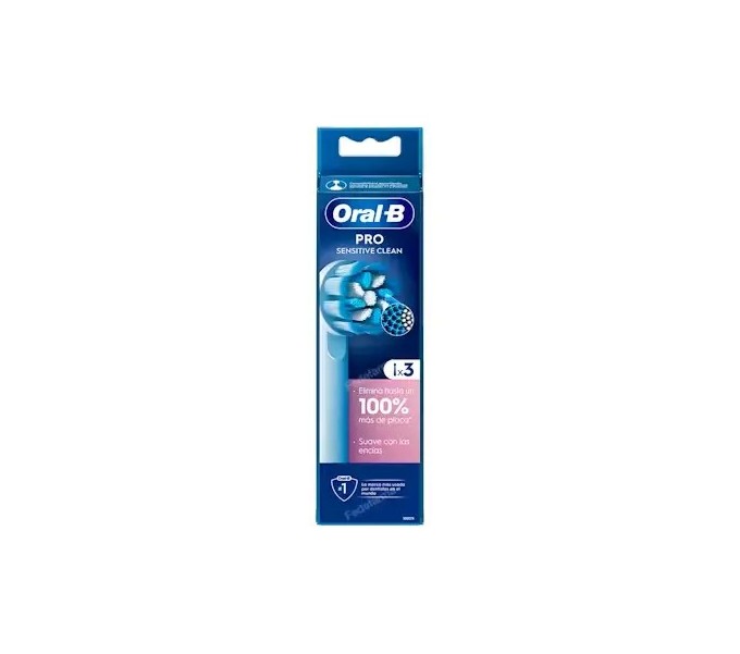 Comprar online ORAL-B SENSITIVE CLEAN RECAMBIO 3 UNIDADES.