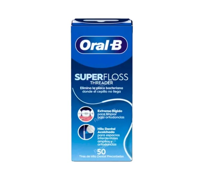 Comprar online ORAL-B SEDA DENTAL SUPER FLOSS 50 UN Coliseum