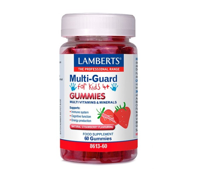 Comprar online MULTI-GUARD FOR KIDS 60 GUMMIES LAMBERTS.