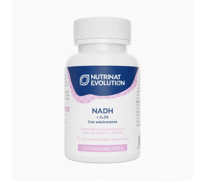 NADH + COQ10 30 COMPRIMIDOS MASTIACABLES NUTRINAT