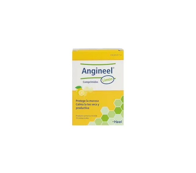 Comprar online ANGINEEL 24 COMPRIMIDOS SABOR LIMON HEEL