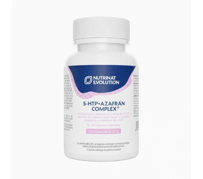 Comprar online 5-HTP + AZAFRAN COMPLEX 30 CAPSULAS NUTRINAT EVOLUTION Farmacia Coliseum