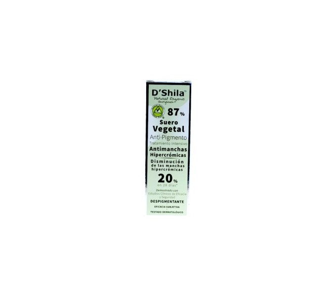 D-SHILA SUERO VEGETAL ANTI PIGMENTO 20 ML PROD NAT JENNY.
