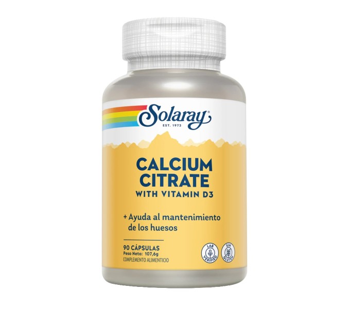 Comprar online CALCIO CITRATO 1000MG 90 CAP SOLARAY - Farmacia Coliseum