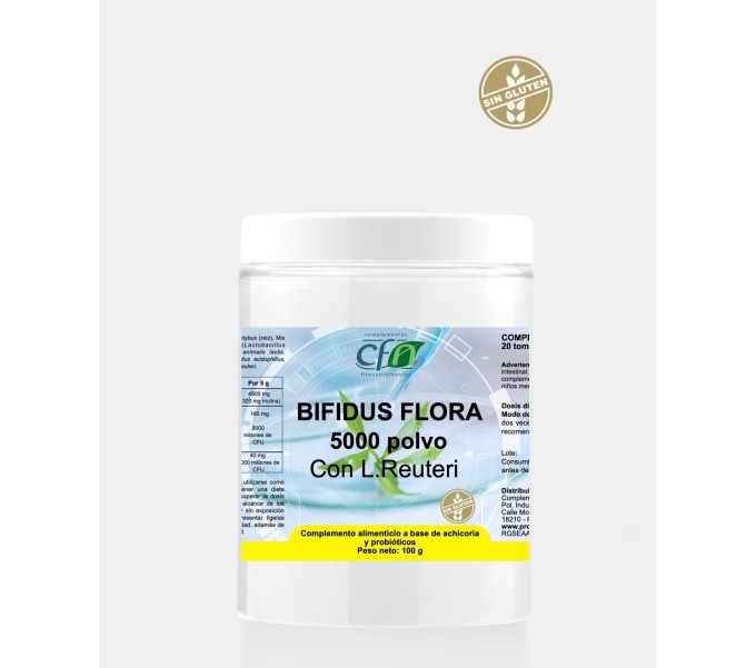 Comprar online BIFIDUSFLORA 5000 PROBIOT POLVO 126 GR CFN - Coliseum