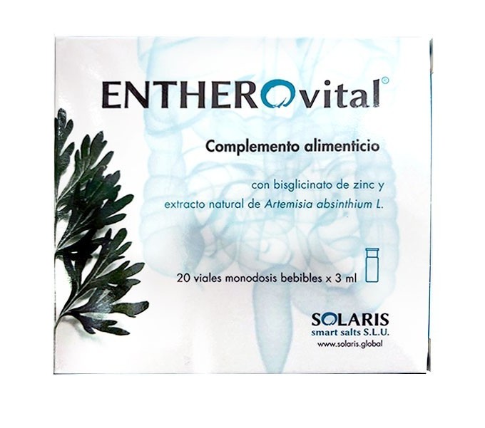 Comprar online ENTHEROVITAL 20 AMP SOLARIS - Farmacia Coliseum