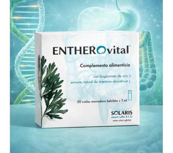 Comprar online ENTHEROVITAL 20 AMP SOLARIS - Farmacia Coliseum
