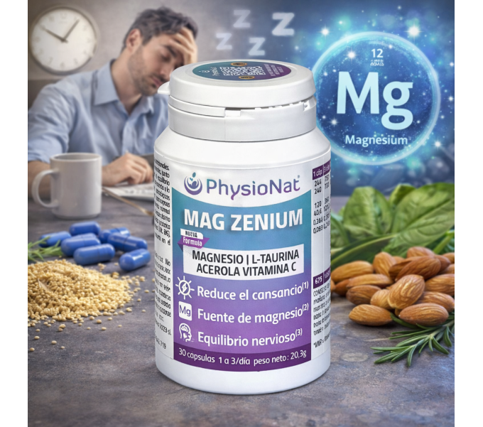 Comprar online MAG ZENIUM 30 CAP PHYSIONAT - Farmacia Coliseum