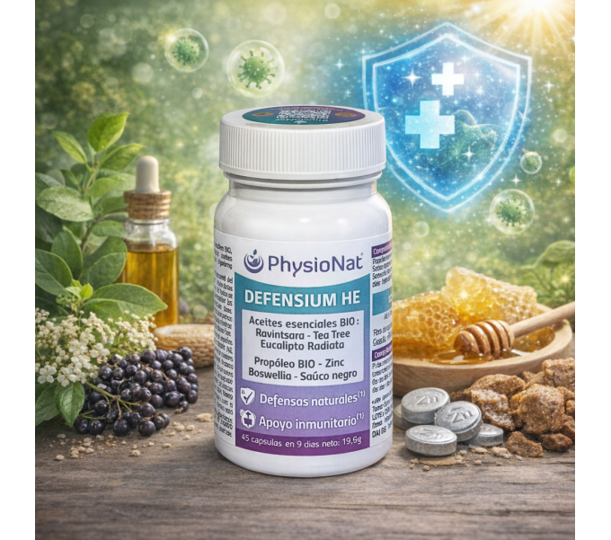 Comprar online DEFENSIUM HE 45 CAP PHYSIONAT - Farmacia Coliseum