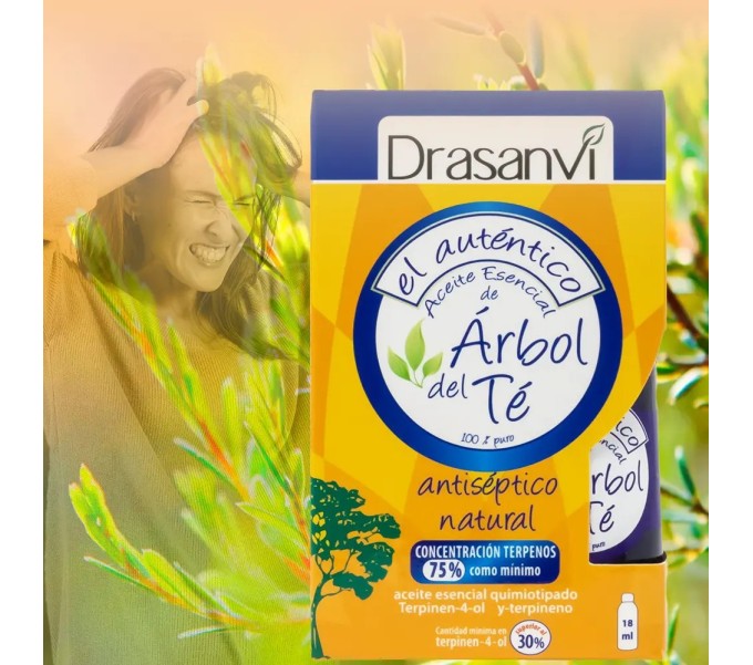 Comprar online ACEITE DE ARBOL DEL TE  18 ML DRASANVI - Coliseum