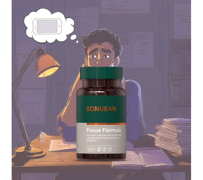Comprar FOCUS FORMULA 40 CAP BONUSAN online Farmacia Coliseum