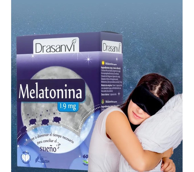 Comprar online MELATONINA  1.90 MG 60 CAPS DRASANVI - Coliseum