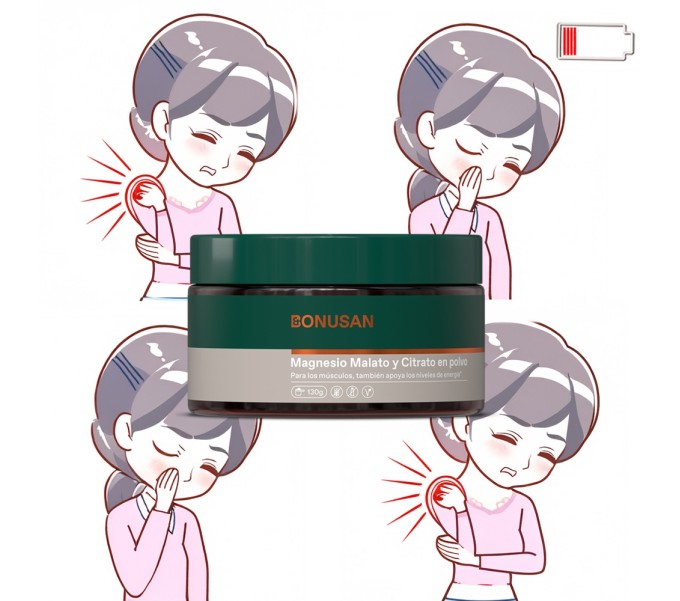 Comprar MAGNESIO MALATO CITRATO POLVO 130 G BONUSAN online - Coliseum