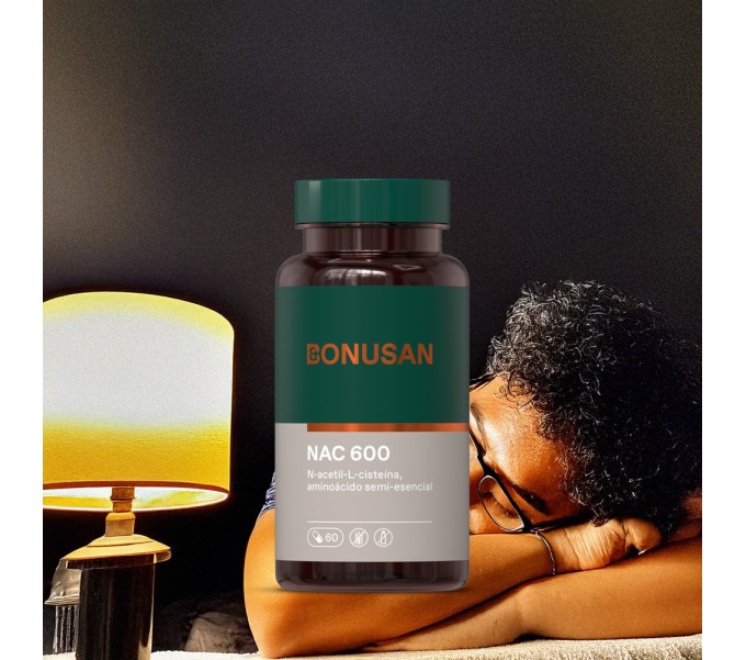Comprar NAC N-ACETILCISTEINA 600 MG 60 CAP BONUSAN online - Farmacia Coliseum