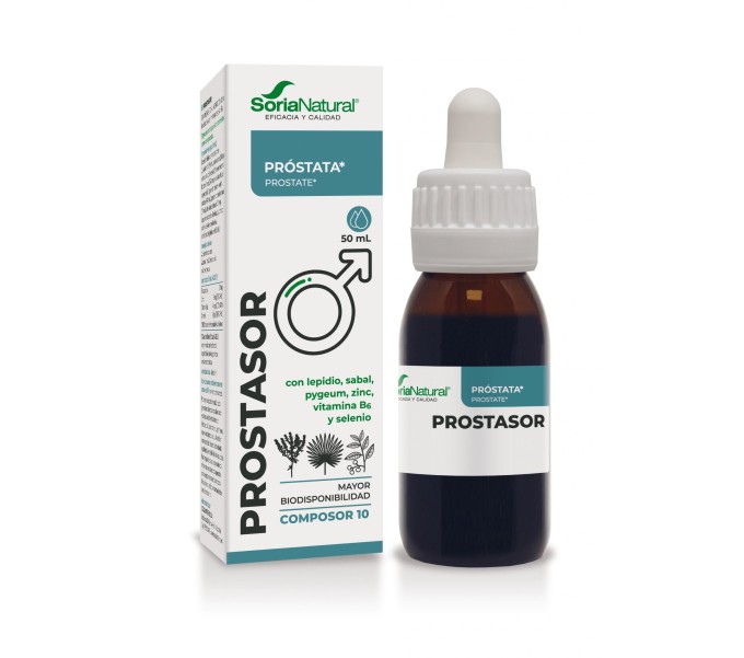 Comprar COMPOSOR 10 XXI PROSTASOR COMPLEX 50 ML SORIA NATURAL online