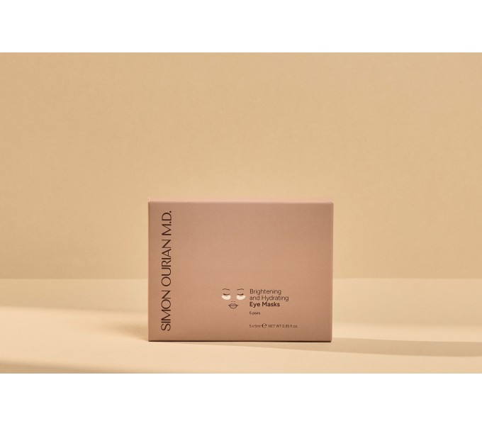 BRIGHTENING & HYDRATING EYE MASKS 5 PARES SIMON OURIAN